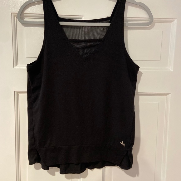JoyLab Black V-Neck Active Tank Top – XS – Poly/Spandex/Nylon Blend - Picture 1 of 8